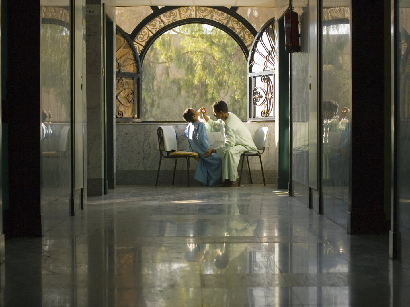 A look at a program in Egypt in 2007.