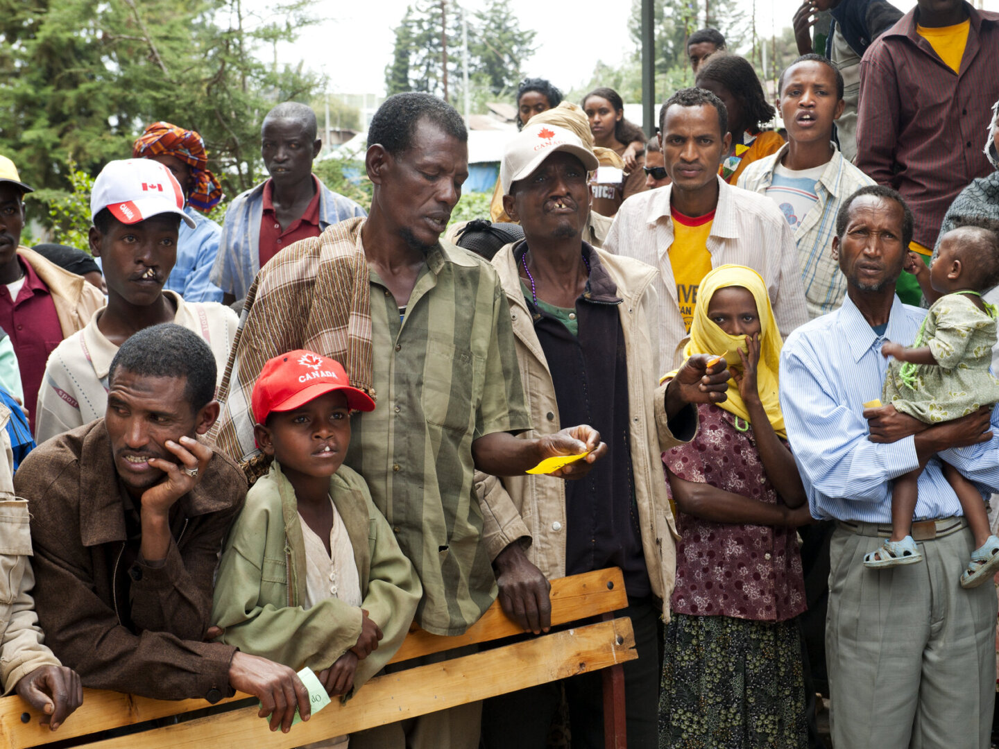 A group gathers during a surgical program in Jimma, Ethiopia.
