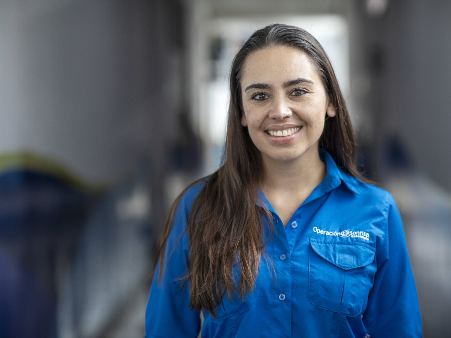 Beatriz Vidal, executive director of Operation Smile Guatemala, smiles for the camera.