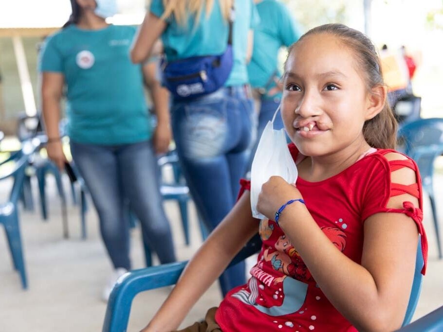 Dayana waits during a surgical program in Peten, Guatemala.