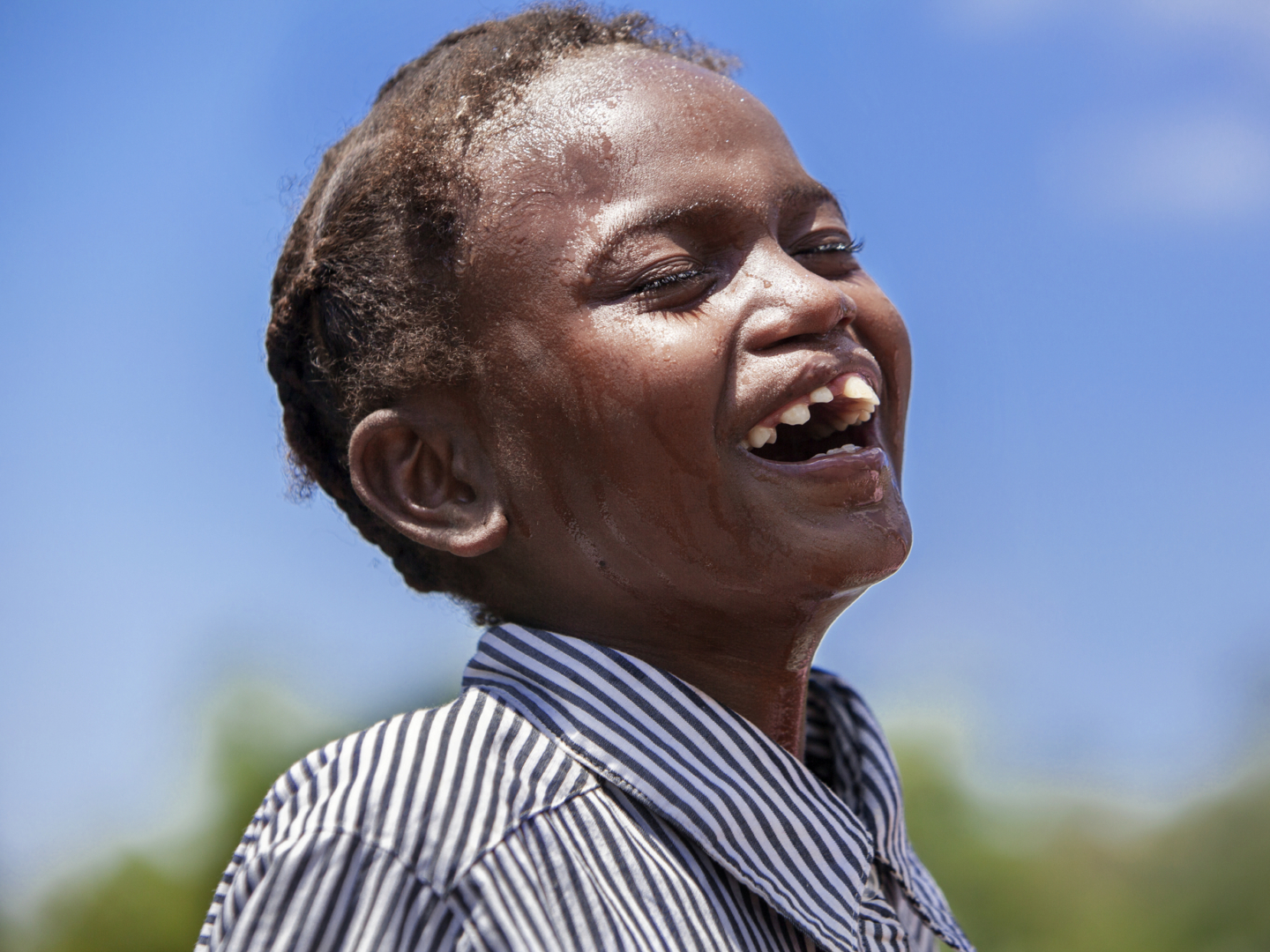 Sandra, after surgery.