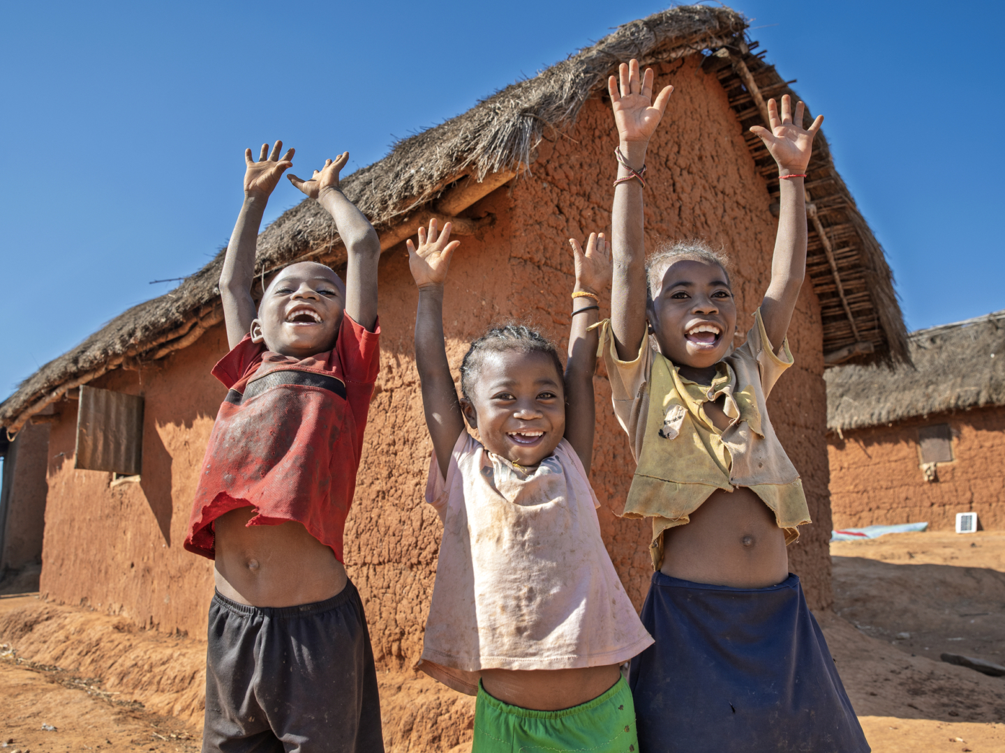 Leana poses with friends after surgery.