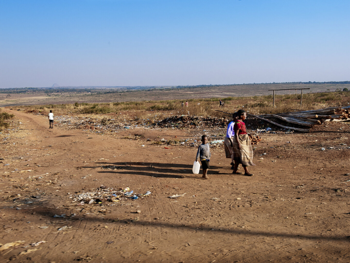 An image of the landscape of Lilongwe, Malawi.