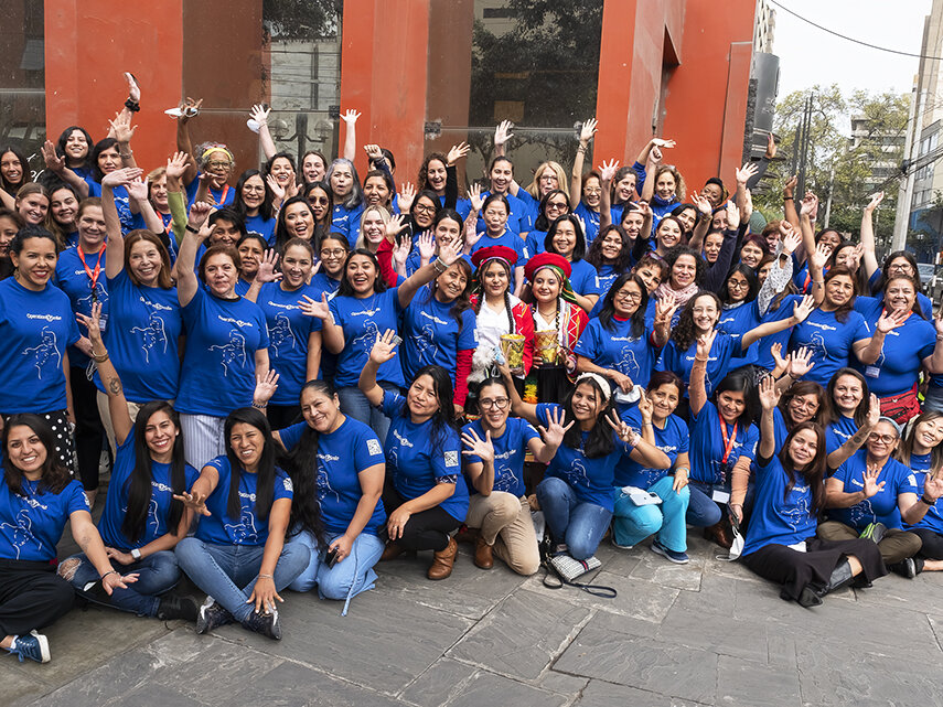 Female volunteers and staff from around the world united in Lima, Peru, in June 2022 to conduct Operation Smile's third Women in Medicine surgical program.