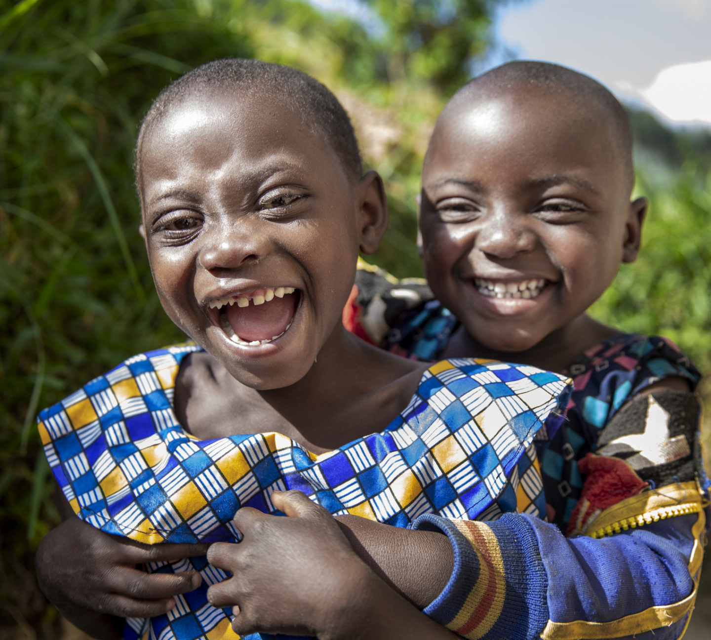 Valentine plays with her friend after surgery.