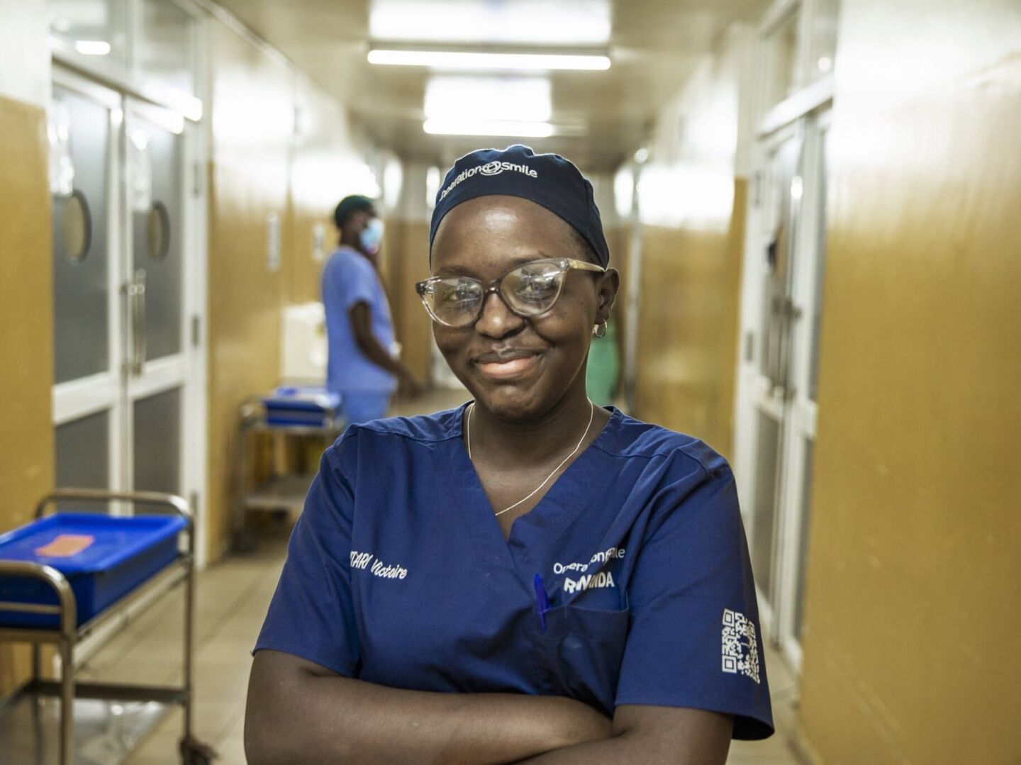 Surgeon Victoire Mukamitari poses for a photo.