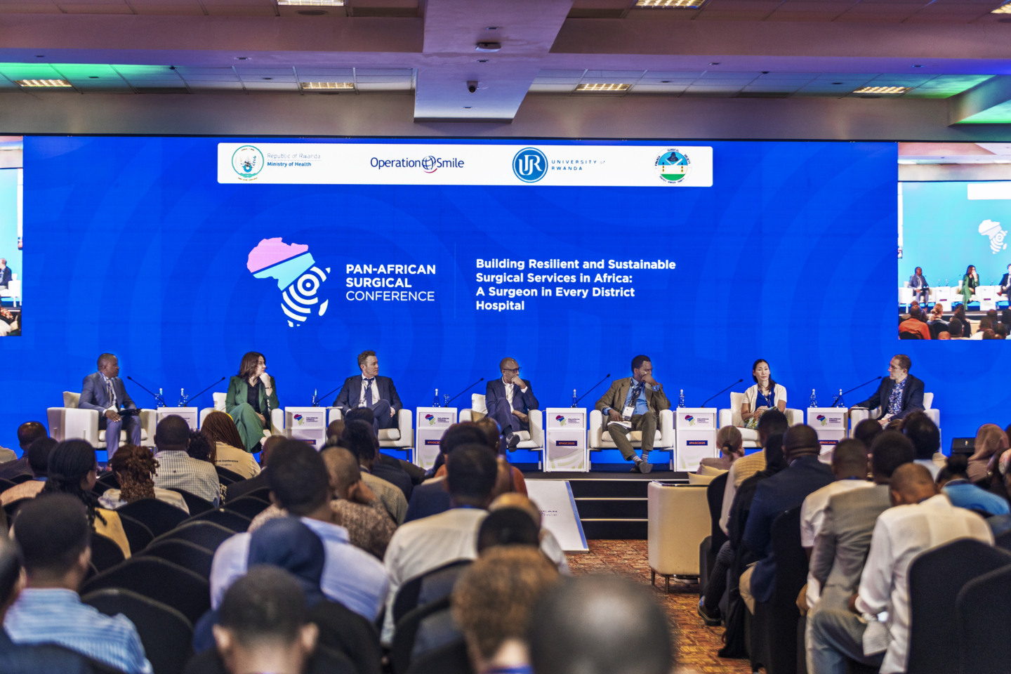 A panel speaks during the Pan-African Surgical Conference 2025.