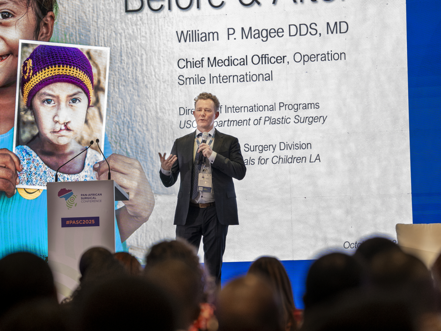 Dr. Billy Magee speaks at the Pan-African Surgical Conference.