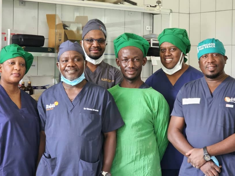 A photo of members of the Tanzania Association of Plastic Reconstructive and Aesthetic Surgeons