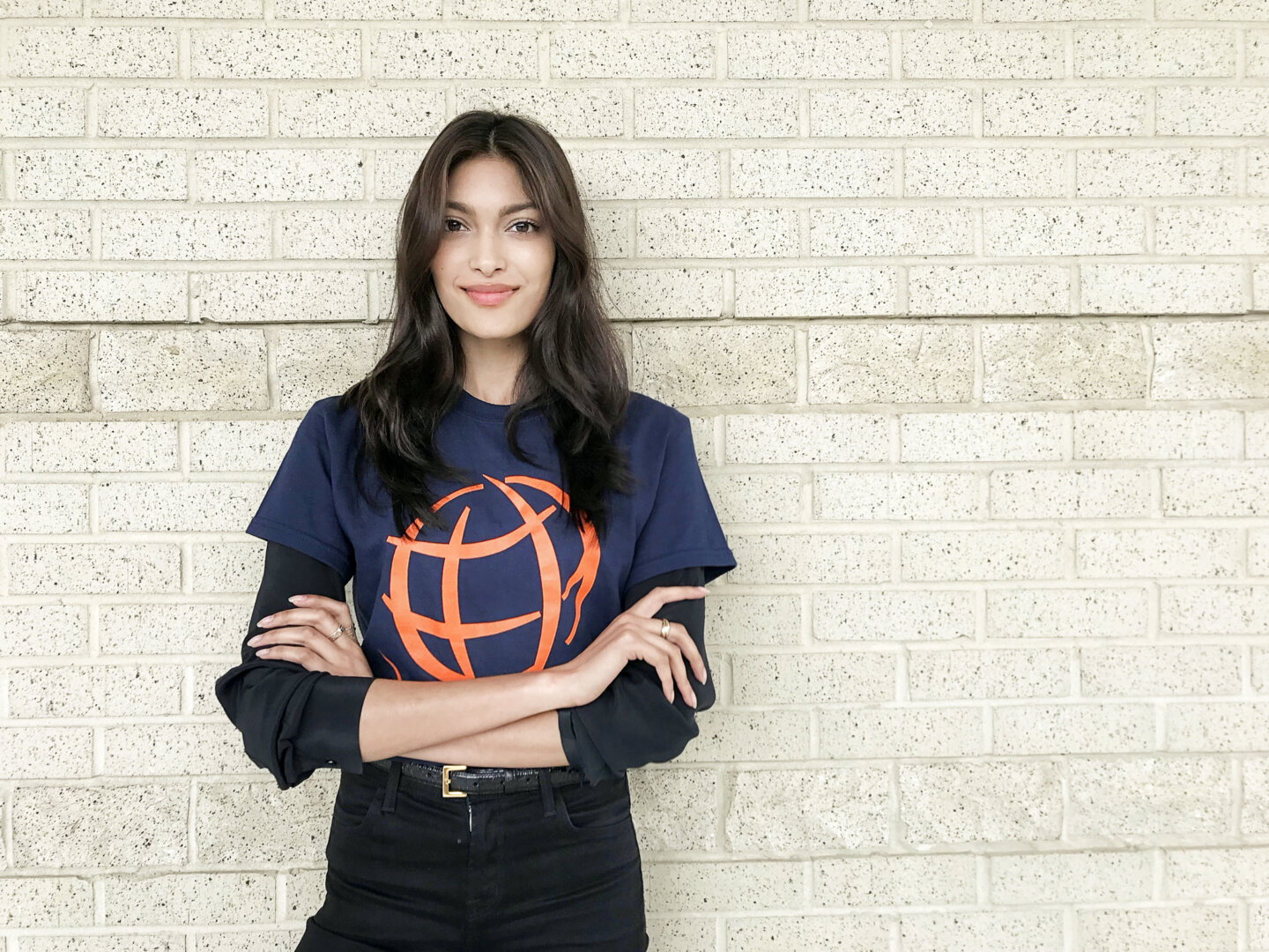 Pritika Swarup smiles for the camera.