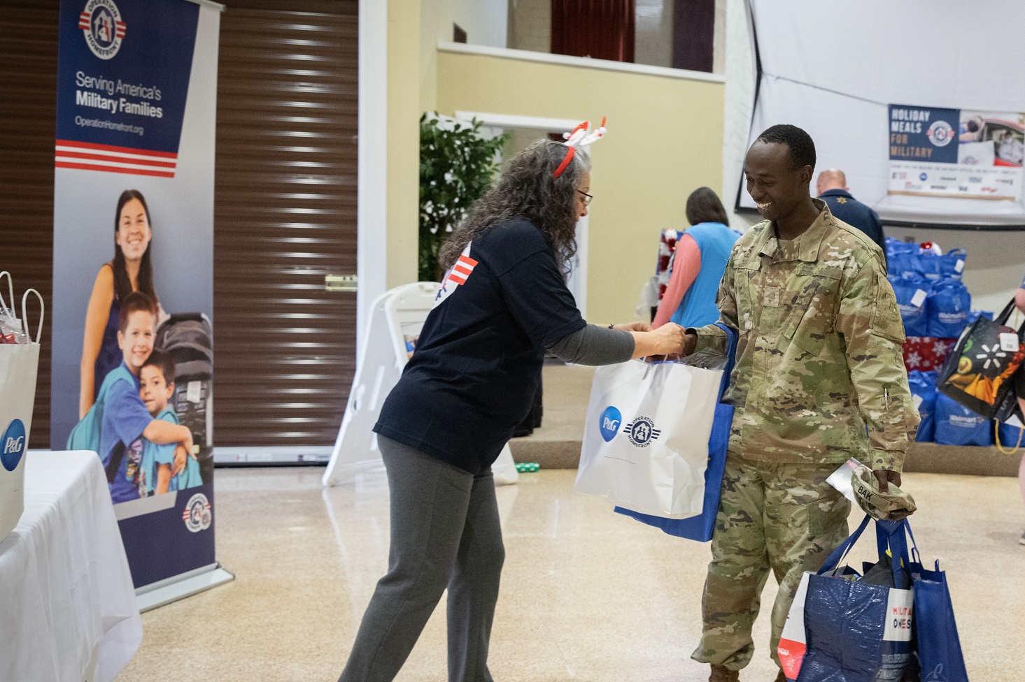 holiday meals for military event