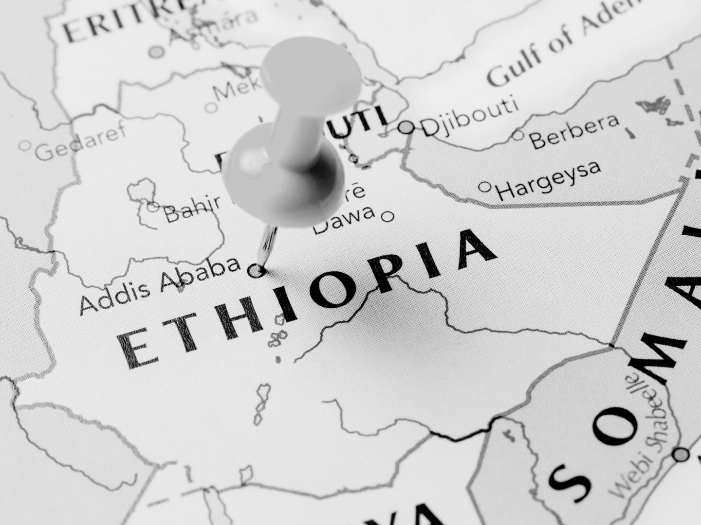 Map of Ethiopia