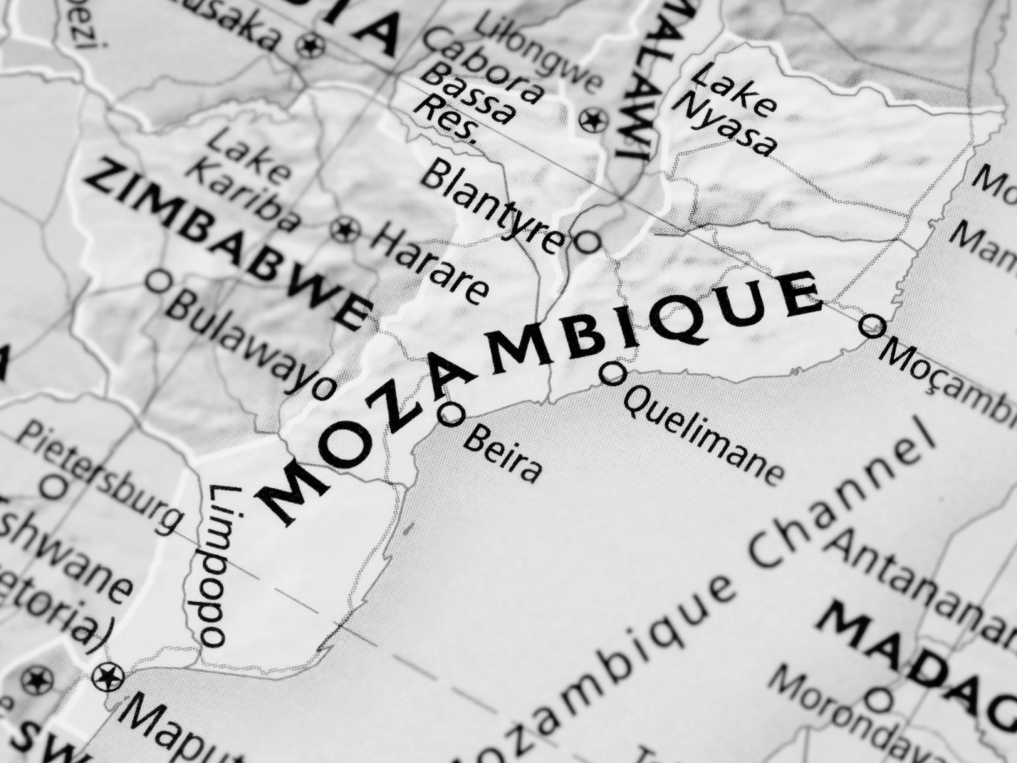 Map of Mozambique