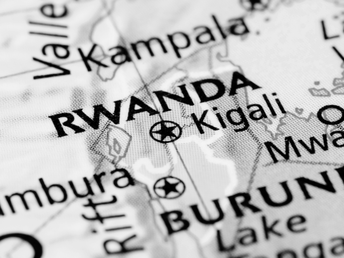 Map of Rwanda