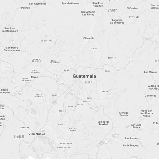 Map of Guatemala