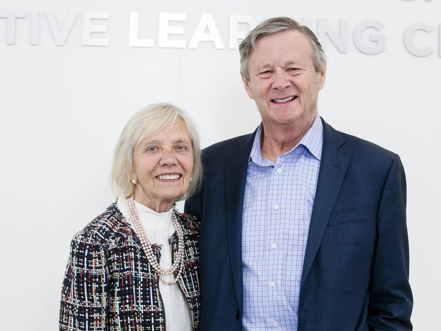 Kathy and Bill Magee smile at the camera.
