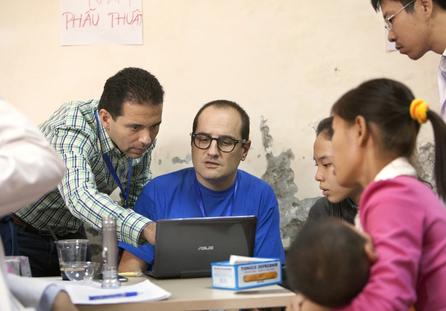 Ruben Ayala at a surgical program in Vietnam.